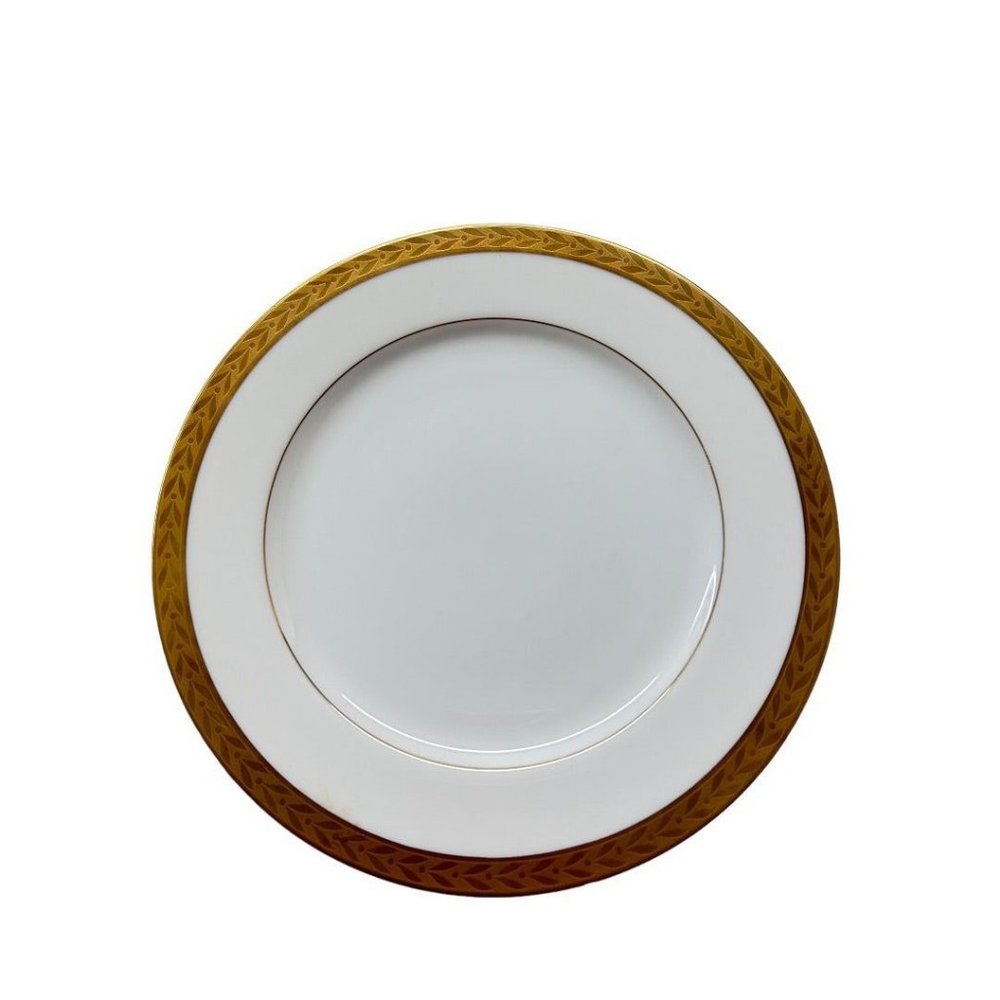 Sango Royalty Pattern White Gold Trim Bread Plate 7 3/4" 1970s